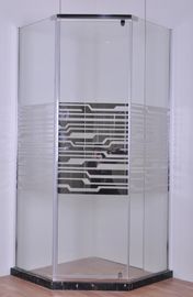 Niestandardowe szafki prysznicowe 900MM Quadrant Szkło lustrzane Dimond Shape Pivot Door