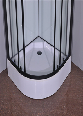 900*900*2150mm czarna rama ze stopu aluminium kabina prysznicowa ze szkła hartowanego