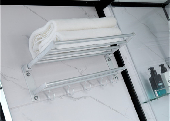 Kabiny prysznicowe Biały akryl ABS Brodzik 2000 * 1160 * 2150 mm czarne aluminium boczne otwarte