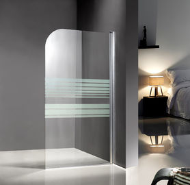 Kąpielowe szklane kabiny prysznicowe 1400x800mm z malowaną sitodrukiem