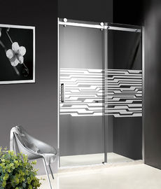 Przesuwne szklane drzwi prysznicowe 1200-1800X1950mm ze stali nierdzewnej