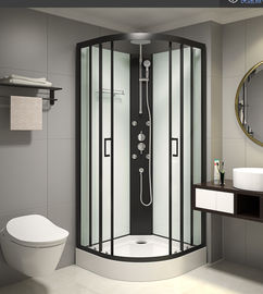 Półokrągłe kabiny prysznicowe 15,5 cm Przezroczyste szkło hartowane KPN2009007