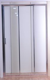 Profil Chrome 1Pc Stałe szklane drzwi prysznicowe, drzwi prysznicowe łazienkowe