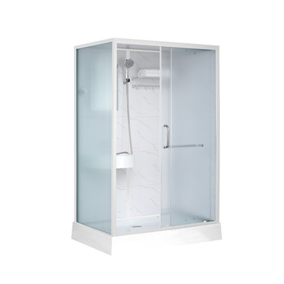 Kabiny prysznicowe Biała akrylowa taca ABS 1100 * 800 * 2150 mm białe aluminium