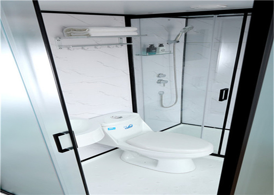 Kabiny Prysznicowe Biały Akryl ABS Brodzik 1900*1200*2150mm czarne aluminium boczne otwarte