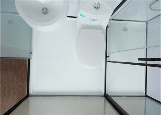 Kabiny Prysznicowe Biały Akryl ABS Brodzik 1900*1200*2150mm czarne aluminium boczne otwarte