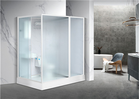 Kabiny prysznicowe Biały akryl ABS Brodzik 2000 * 1160 * 2150 mm białe aluminium boczne otwarte