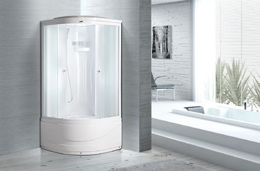 Białe malowane kabiny prysznicowe z aluminium dla domu / sieci sklepów