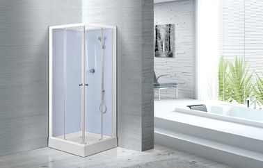 Wodoodporne profile malowane na biało Szklane kabiny prysznicowe, szklane kabiny prysznicowe