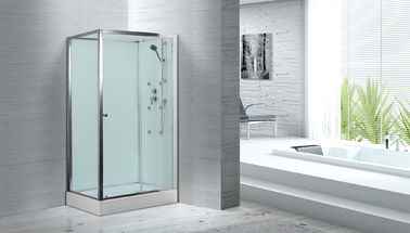 Masaż pokoje / kluby Prostokątne szklane kabiny prysznicowe z tacą