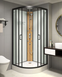 KPN20009008 Niestandardowe kabiny prysznicowe z przesuwanymi ćwiartkami, zakrzywiona szklana kabina prysznicowa