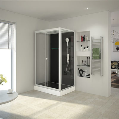Prostokątne, wolnostojące, półokrągłe kabiny prysznicowe z przezroczystym panelem stałym ze szkła hartowanego