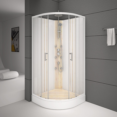 Łazienka Kabiny prysznicowe Biała akrylowa taca ABS