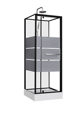 Fashion Pivot Door (Narożne kabiny prysznicowe, kwadratowa kabina prysznicowa z białą akrylową tacą)